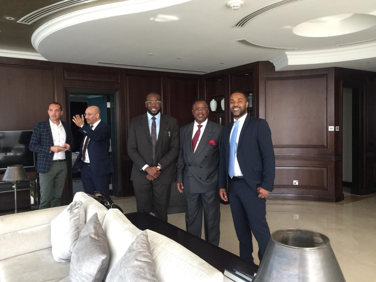 Sheikh Mohamed Bayorh hosts Angola delegation, Sheikh Mohamed Bayorh Alpha Group Headquarters