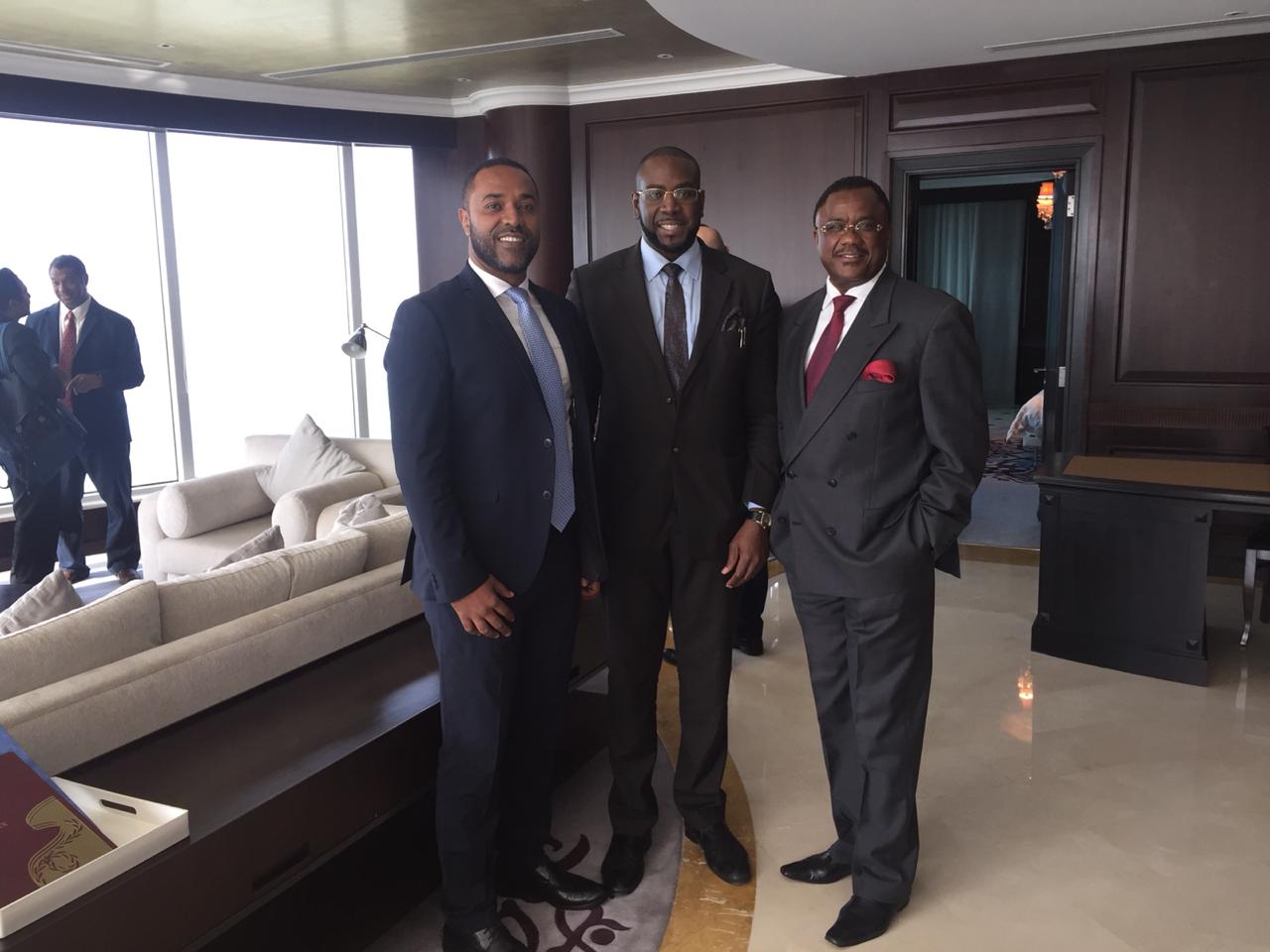Sheikh Mohamed Bayorh hosts Angola delegation, Sheikh Mohamed Bayorh Alpha Group Headquarters