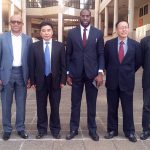 Sheikh Mohamed Bayorh with Chongqing Group officials