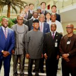 Sheikh Mohamed Bayorh with Nigerian delegation in China