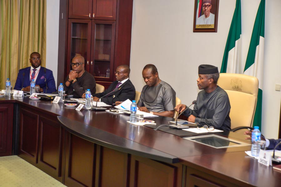 Sheikh Mohamed Bayorh with Buhari Presidency