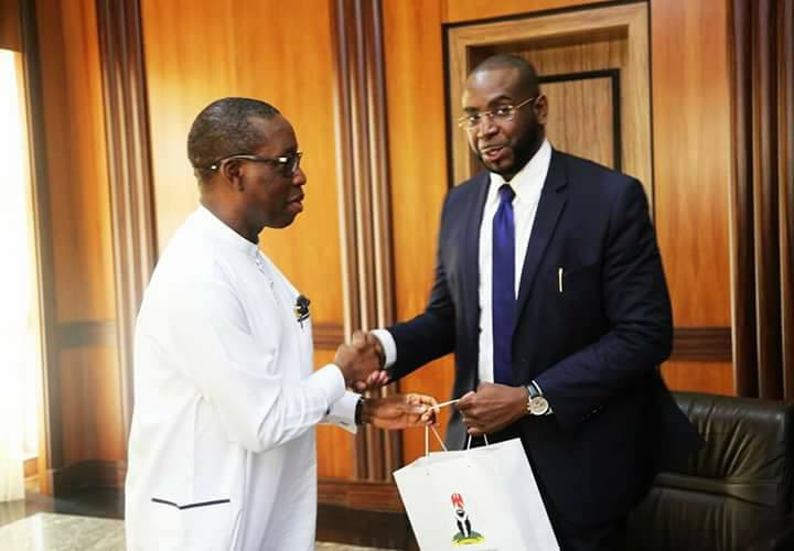 Sheikh Mohamed Bayorh Alpha Group meets Governor Okowa, Sheikh Mohamed Bayorh Economic team