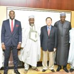 Sheikh Mohamed Bayorh Chairman Jigawa State Governor H.E. Badaru, Sheikh Mohamed Bayorh Chairman and Amb Abdulqadir Musafari