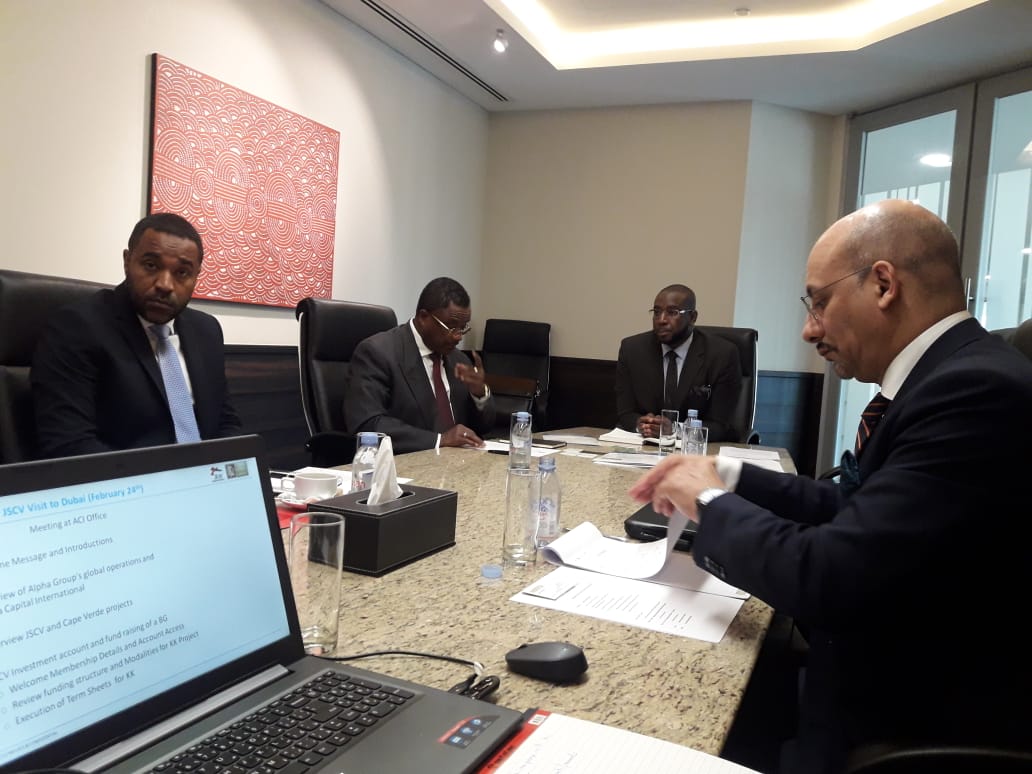 Sheikh Mohamed Bayorh hosts Angola delegation, Sheikh Mohamed Bayorh Alpha Group Headquarters